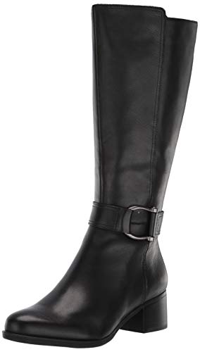 Naturalizer Womens DAELYNN Black Wide Calf Knee High Boots 10.5 M