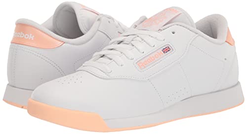 Reebok Women's Princess Sneaker, Aura Orange/White, 10