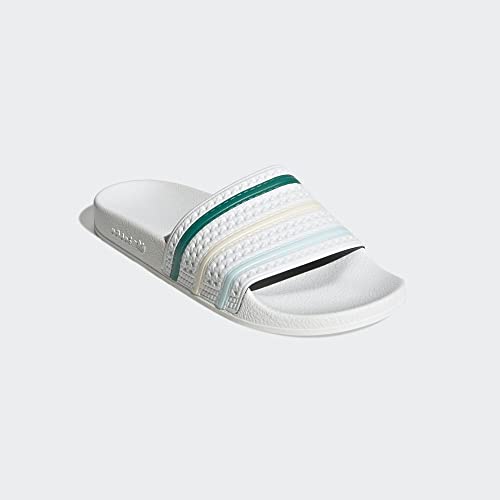 adidas Adilette White/Halo Mint/Wonder White Men's 8, Women's 9 Medium