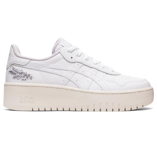 ASICS Women's Japan S PF Sportstyle, 10, White/Lilac HINT