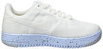 Nike Air Force 1 Crafter Flyknit Womens Trainers DC7273 Sneakers Shoes (UK 7.5 US 10 EU 42, White Pure Platinum 100)
