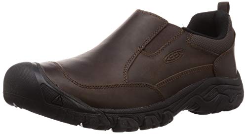 KEEN Men's Targhee 3 Slip On Shoes, Dark Earth/Mulch, 13