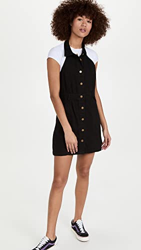 Free People Women's Sami Mini Dress, Washed Black, XS