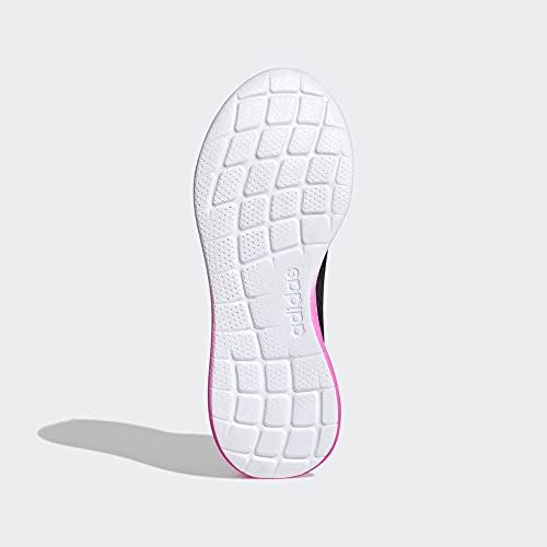 adidas Women's Puremotion Adapt Running Shoe, Core Black/Light Purple/Screaming Pink, 7.5 M US