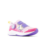 New Balance Girls Dynasoft Reveal V4 Boa, Light Raspberry/Hi-Pink/Electric Indigo, 12 Little Kid