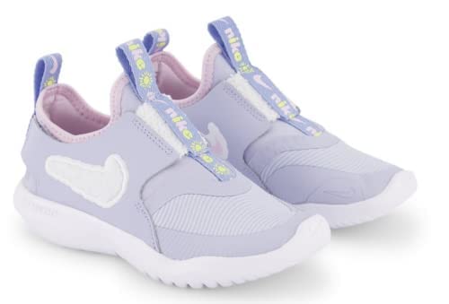 Nike Kids' Preschool Flex Runner Running Shoes (2.5, Ghost/White-Aluminum, Numeric_2_Point_5)