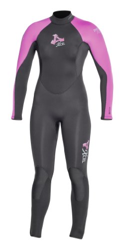 Xcel Women's Dive ThermoFlex 5/4mm Fullsuit (Black/Black/Orchid, 4)