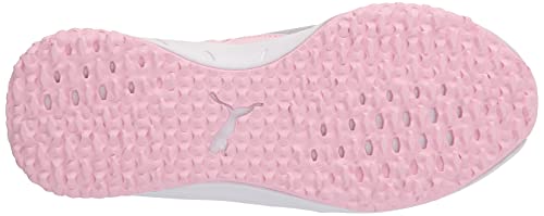 PUMA Fusion Evo Jr. Golf Shoe, High Rise-Pink Lady, 3 US Unisex Little Kid