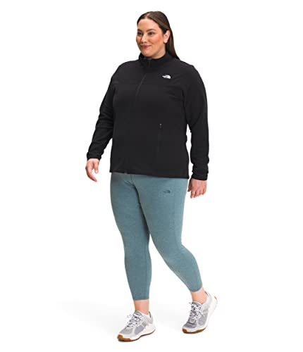 The North Face Women's TKA Glacier Full Zip Jacket, TNF Black, M