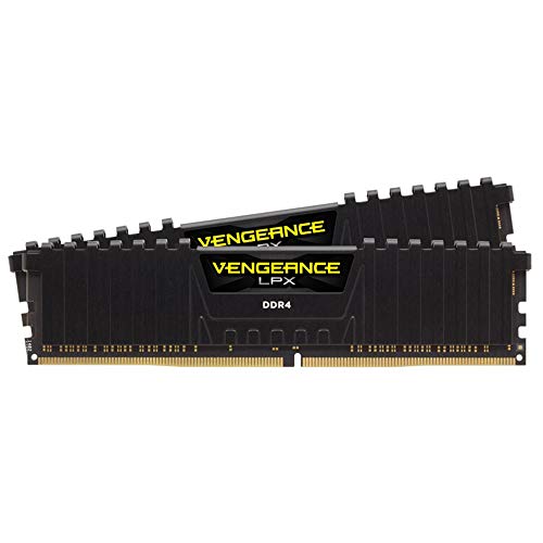 CORSAIR VENGEANCE LPX DDR4 RAM 16GB (2x8GB) 3000MHz CL15-17-17-35 1.35V Intel AMD Desktop Computer Memory - Black (CMK16GX4M2B3000C15)