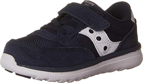 Saucony Baby Jazz Lite Sneaker (Toddler/Little Kid/Big Kid), Navy/White, 10 M US Toddler