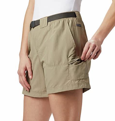 Columbia Women's Plus-Size Sandy River Plus Size Cargo Short Shorts, tusk, 1Xx6