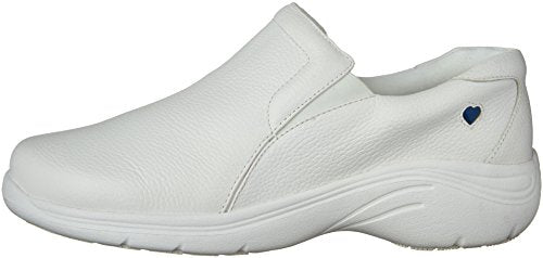 Nurse Mates Women's Dove Oxford, White, 7 M US