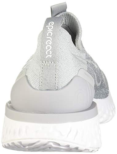 Nike Men's Epic Phantom React FK Sneaker, Wolf Grey/White, 10.5