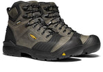 KEEN Utility Men's Portland 6" KBF Composite Toe Waterproof Work Boots, Magnet/Black, 15