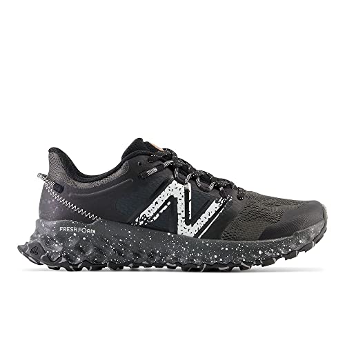 New Balance Women's Fresh Foam Garoe V1 Trail Running Shoe, Black/Blacktop/Sea Salt, 9 Wide