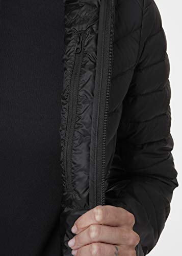 Helly-Hansen Womens Verglas Hooded Down Hybrid Insulator Jacket, 991 Black, Small