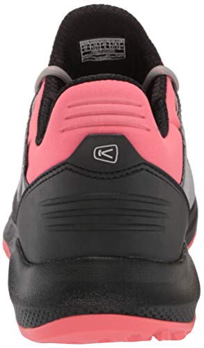 KEEN Women’s Tempo Flex Low Height Lightweight Waterproof Hiking Shoe, Dubarry/Black, 7 M (Medium) US