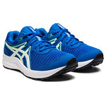 ASICS Boy's Contend 7 GS (Little Kid/Big Kid) Electric Blue/White 3 Little Kid M