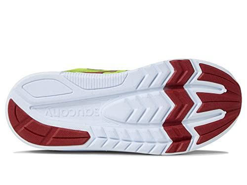 Saucony Kinvara 13 JR Running Shoe, Acid/Lime, 5 Wide US Unisex Little_Kid