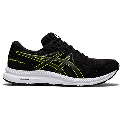 ASICS Gel-Contend® 7 Black/Hazard Green 11.5 D (M)