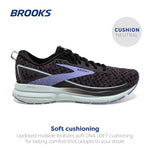 Brooks Women’s Trace 3 Neutral Running Shoe - Blackened Pearl/Skylight/Iris - 12 Medium