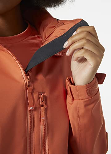 Helly-Hansen Women's Long Belfast Jacket, 179 Terracotta, Large