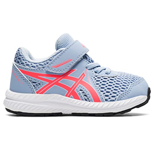 ASICS Girl's Contend 7 PS (Toddler/Little Kid) Mist/Blazing Coral 11 Little Kid M