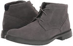 Rockport Men's Berenger Plain Toe Chukka Boot, Steel Grey Suede, 8.5