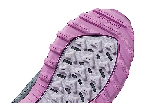 Saucony Women's Aura Tr Sneaker, Fossil/Grape, 6.5