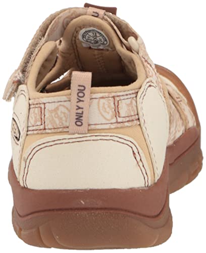 KEEN Newport H2 Closed Toe Water Sandals, Smokey Bear/Smores, 4 US Unisex Big Kid