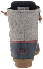 Sperry Women's Saltwater Rain Boot, Grey, 6.5