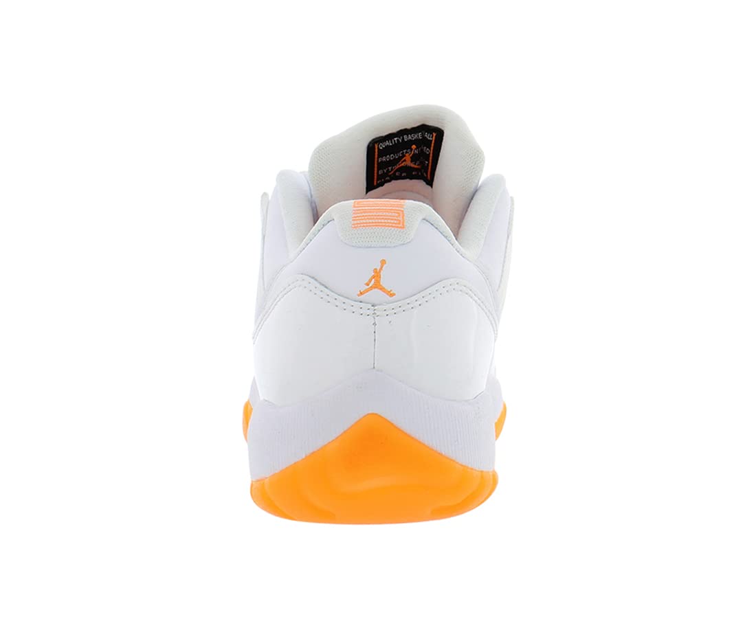 Nike Women's Air Jordan 11 Low WMNS Bright Citrus, White/Bright Citrus, 10W