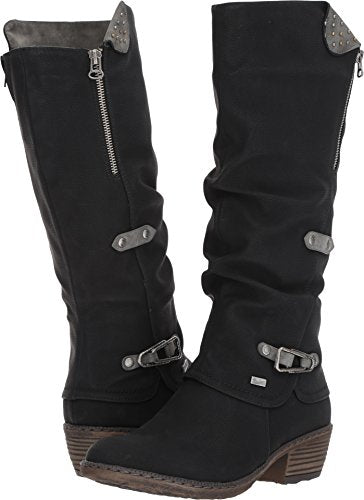 Rieker 93752 Bernadette 52 Schwarz/Smoke EU 41 (US Women's 9.5) M