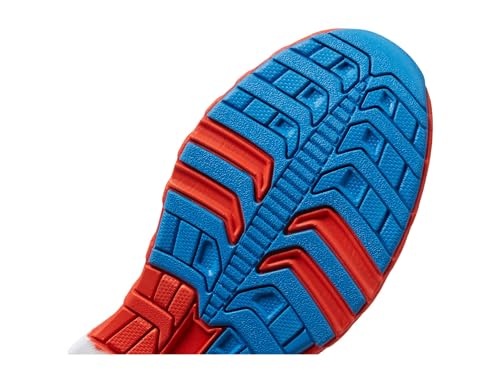 Saucony® Kids Wind 2.0 Sneakers for Kids – EVA Insole – Padded Tongue and Colar = Round Toe Cap Navy/Red/White 13 Little Kid M