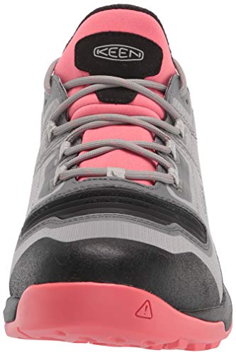 KEEN Women’s Tempo Flex Low Height Lightweight Waterproof Hiking Shoe, Dubarry/Black, 7 M (Medium) US