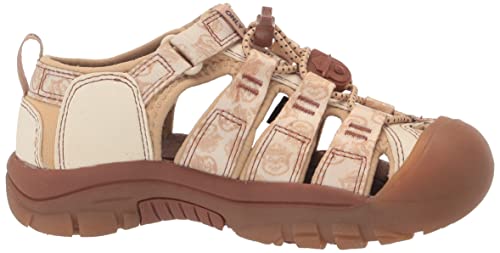 KEEN Newport H2 Closed Toe Water Sandals, Smokey Bear/Smores, 4 US Unisex Big Kid