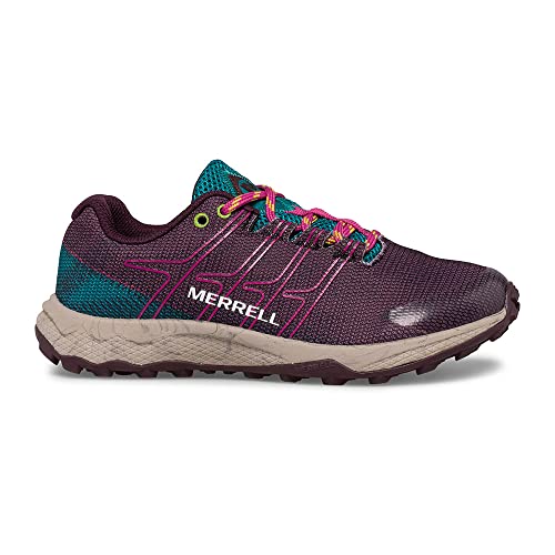 Merrell Moab Flight Low Hiking Shoe, Burgundy, 1 US Unisex Big Kid