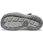 KEEN Knotch Creek Casual Comfortable Sandals, Steel Grey/Blue Depths, 13 US Unisex Little Kid