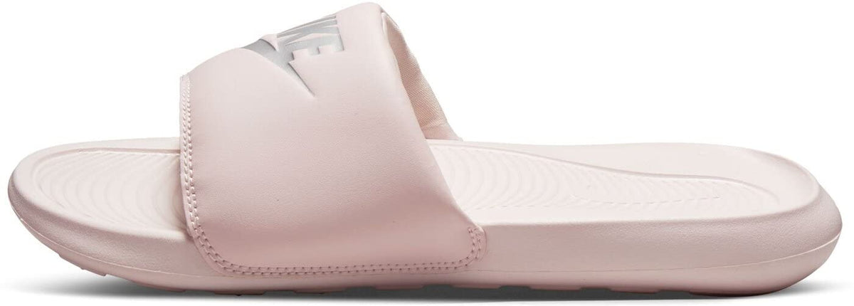NIKE Women's Slipper 5.5 Barely Rose Metallic Silver Ba
