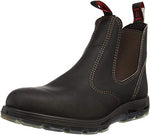 RedbacK Men's Bobcat UBOK Elastic Sided Soft Toe Leather Work Boot (9.5 AU 3E (10.5 M US Men)) Dark Brown