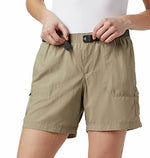 Columbia Women's Plus-Size Sandy River Plus Size Cargo Short Shorts, tusk, 1Xx6