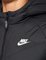 Nike Boy's Sportswear Synthetic Fill Jacket (Little Kids/Big Kids) Black/Black/Black/White MD (10-12 Big Kid)
