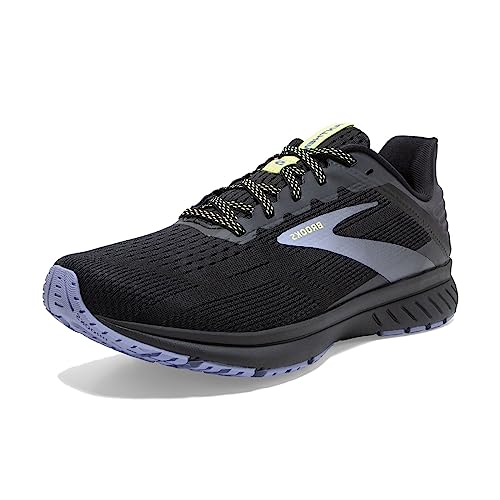 Brooks Women’s Anthem 5 Neutral Running Shoe - Black/Ebony/Purple - 6.5 Medium