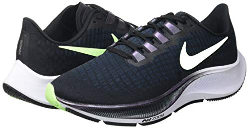 NIKE Women's Training Track Shoe, Black Valerian Blue Spruce Aura Ghost Green, 8.5