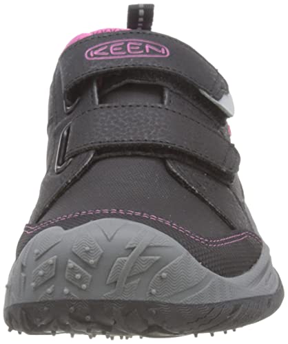 KEEN Speed Hound Durable Comfortable Easy On High Traction Sneakers, Black/Fuchsia Purple, 5 US Unisex Big Kid