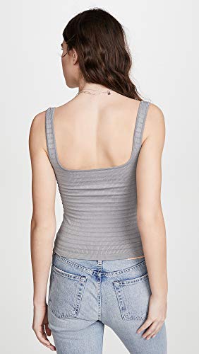Free People Women's Square One Seamless Cami, Heather Grey, XS-S