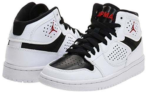 Big Kid's Jordan Access White/Gym Red-Black (AV7941 101) - 3.5