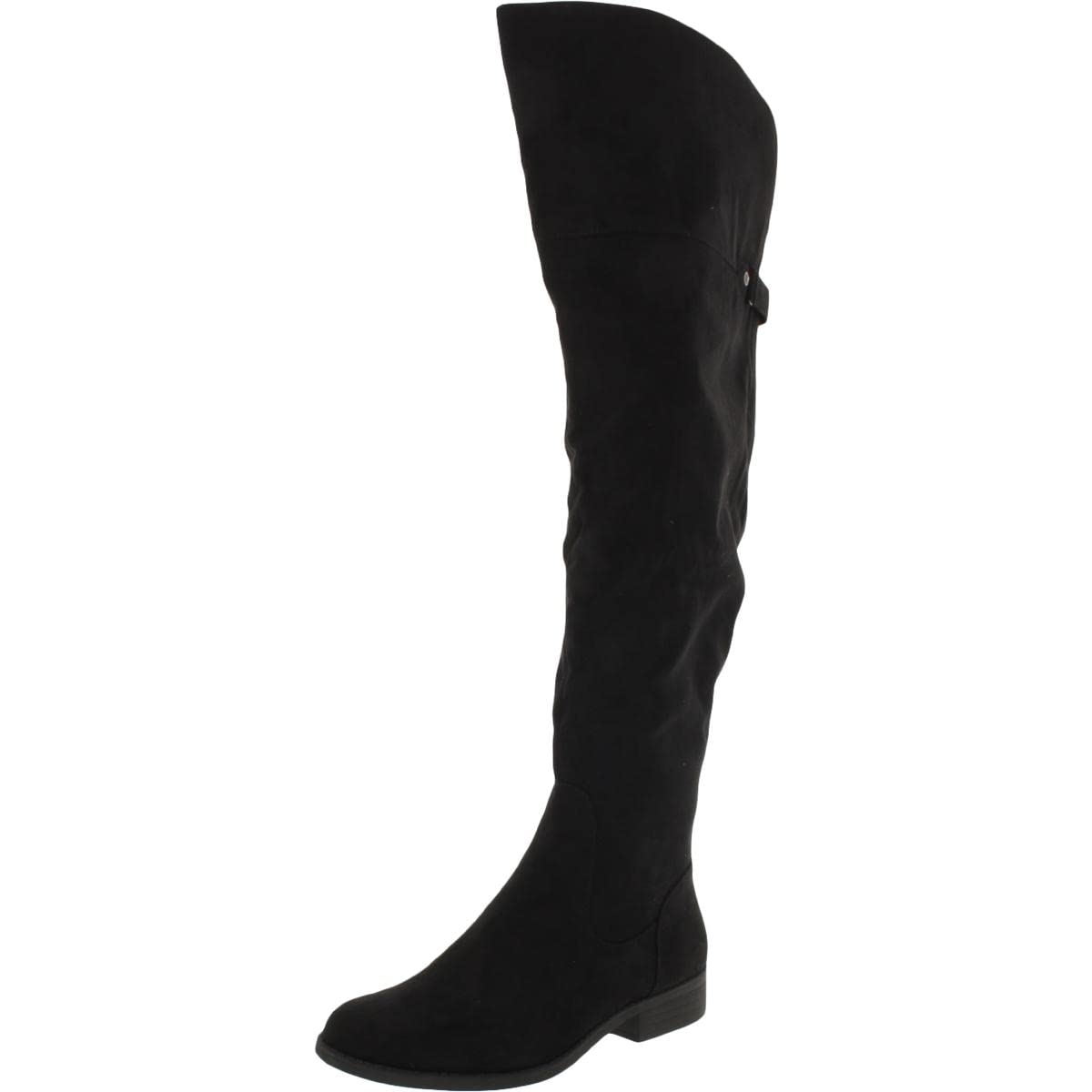 Sun + Stone Womens Allicce Wide Calf Knee-High Boots Black 8 Medium (B,M)