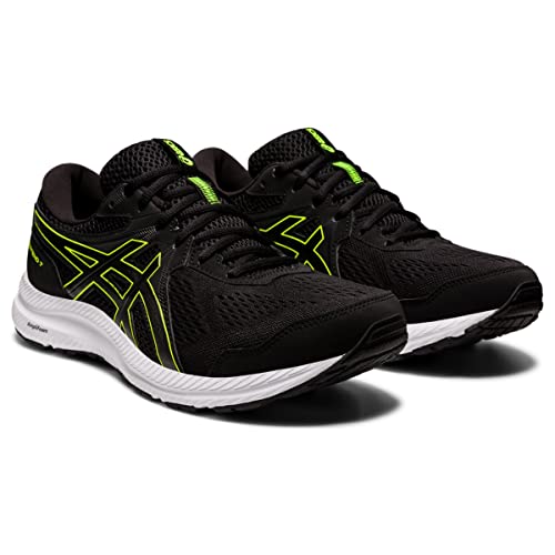 ASICS Gel-Contend® 7 Black/Hazard Green 11.5 D (M)